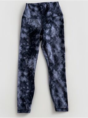 90 Degree by Reflex Leggings Small Tie Dye Black Gray Wonderlink Hi Rise NWT